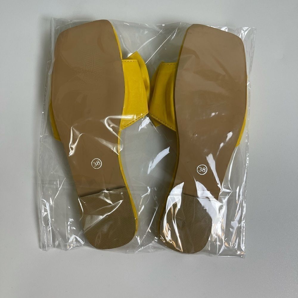 Yellow Double Bow sandals - Picture 5 of 5